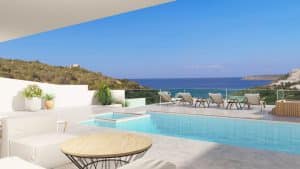 Private pool and sea views from your luxury villa