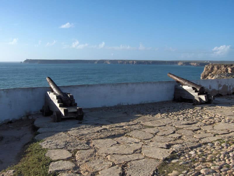 The historic fort at Sagres
