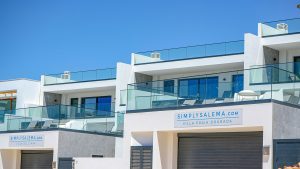 Our newly built luxury villa front signage