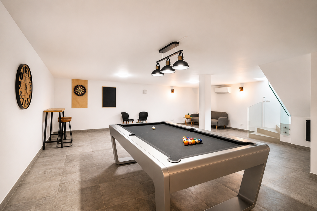 Luxury villa with games room