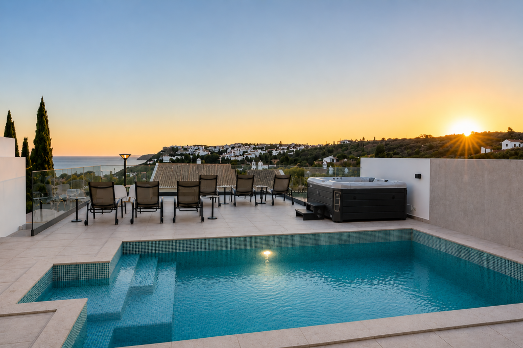 Villa Sol e Mar heated pool
