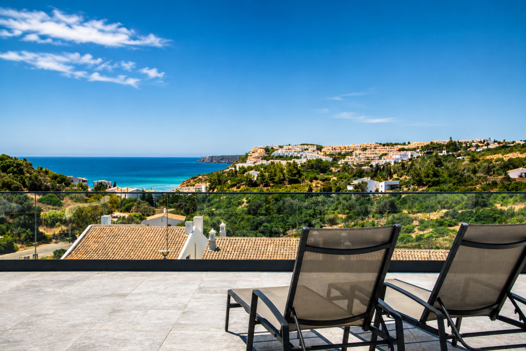 Stunning views across Salema from Villa Vista Paraíso