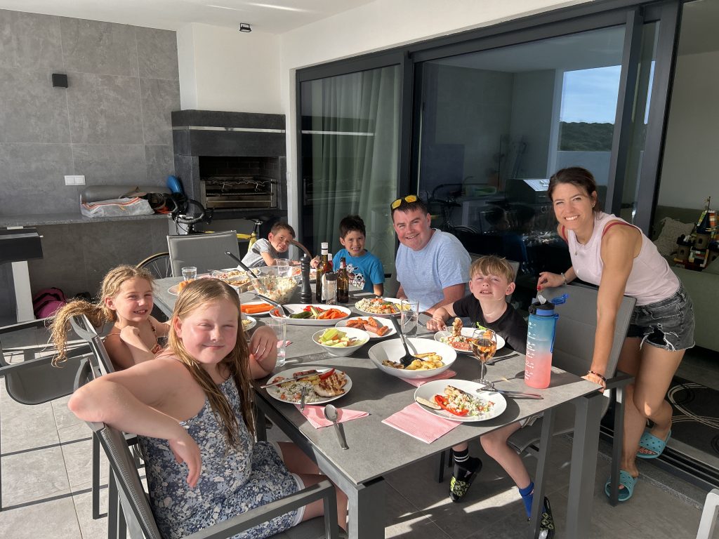 Outdoor dining and BBQ space is a feature of all of our villas
