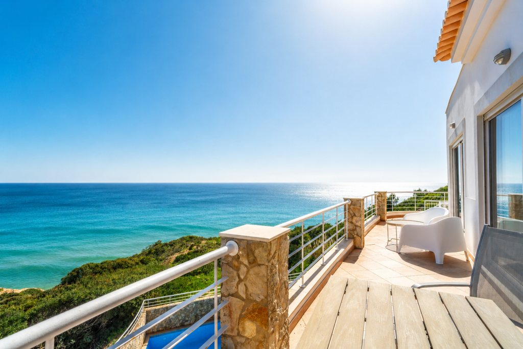 The view from Casa das Estevas bedroom terrace