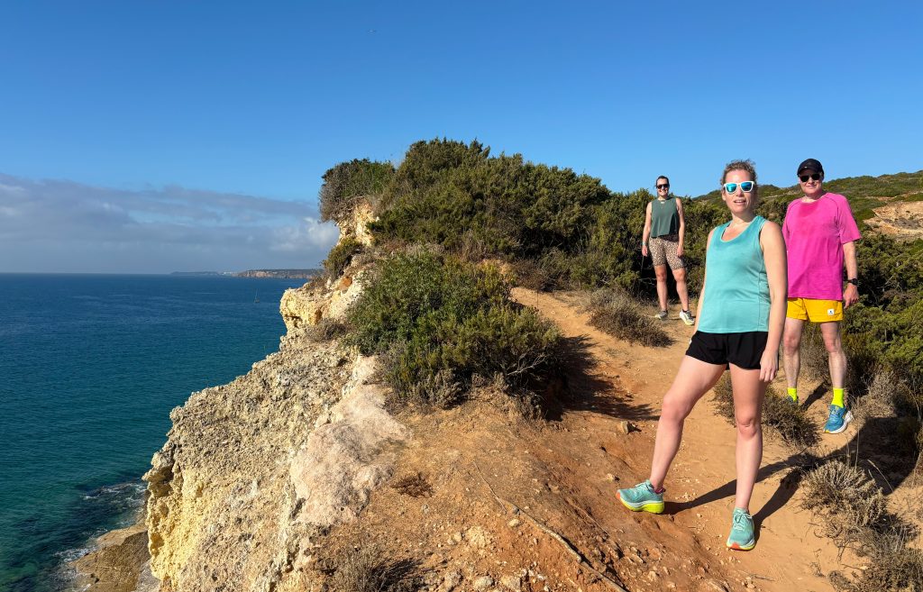 The coastal path above Boca do Rio and toward Salema.